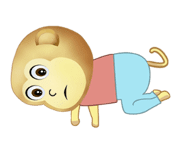 Monka and Friends (English Version) sticker #3597803