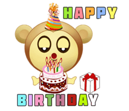 Monka and Friends (English Version) sticker #3597805