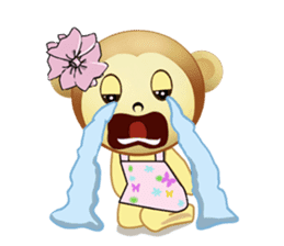 Monka and Friends (English Version) sticker #3597809