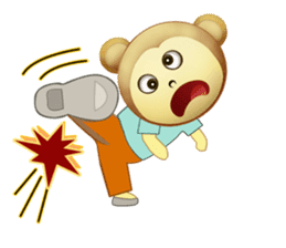 Monka and Friends (English Version) sticker #3597813