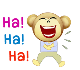 Monka and Friends (English Version) sticker #3597816