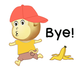 Monka and Friends (English Version) sticker #3597819