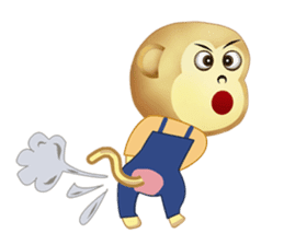 Monka and Friends (English Version) sticker #3597823