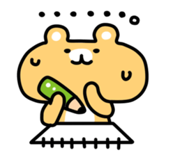 Worried animal sticker #3597850