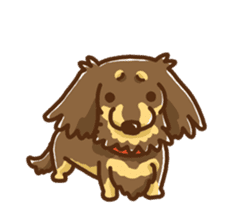 miniature dachshund Tan ver. sticker #3598113