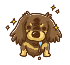 miniature dachshund Tan ver. sticker #3598137