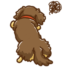 miniature dachshund Tan ver. sticker #3598143