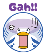 colorful budgie (English version) sticker #3598594