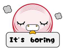 colorful budgie (English version) sticker #3598604