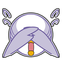 colorful budgie (English version) sticker #3598618