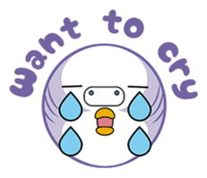 colorful budgie (English version) sticker #3598621
