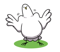 Too free pigeons sticker #3598870