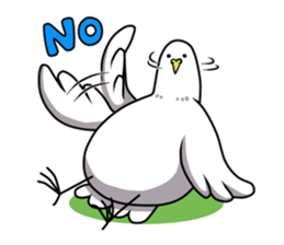 Too free pigeons sticker #3598876