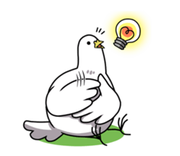Too free pigeons sticker #3598880