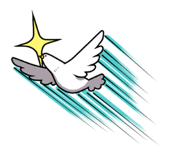 Too free pigeons sticker #3598890