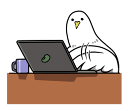 Too free pigeons sticker #3598891