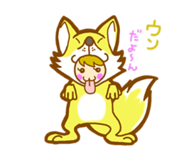 "KAWAII" Costume Zoo sticker #3598911