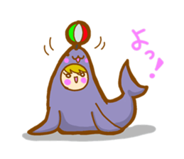 "KAWAII" Costume Zoo sticker #3598943