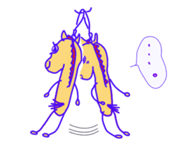 Pretty horses sticker #3599743