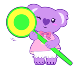 Purple Koala sticker #3599906