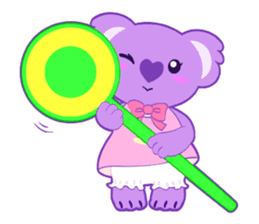 Purple Koala sticker #3599906