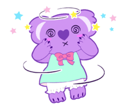 Purple Koala sticker #3599908