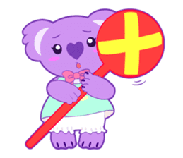 Purple Koala sticker #3599909