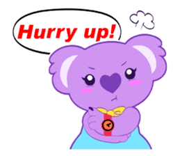 Purple Koala sticker #3599910