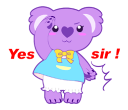 Purple Koala sticker #3599911