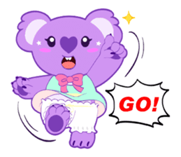 Purple Koala sticker #3599912