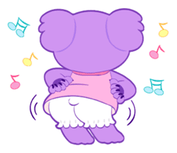 Purple Koala sticker #3599915