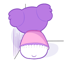 Purple Koala sticker #3599917
