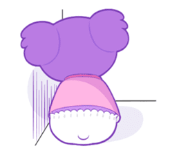 Purple Koala sticker #3599917