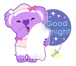 Purple Koala sticker #3599919