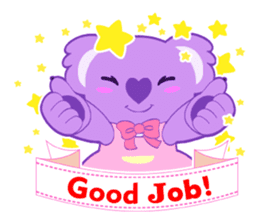 Purple Koala sticker #3599921