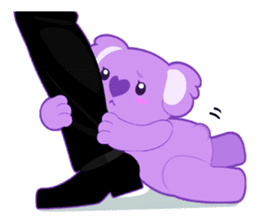 Purple Koala sticker #3599926