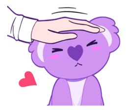 Purple Koala sticker #3599927