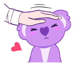 Purple Koala sticker #3599927