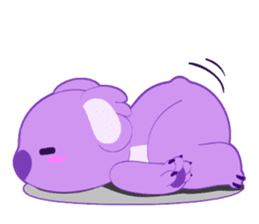 Purple Koala sticker #3599928