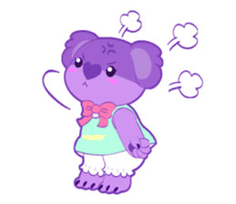 Purple Koala sticker #3599931