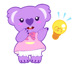Purple Koala sticker #3599934