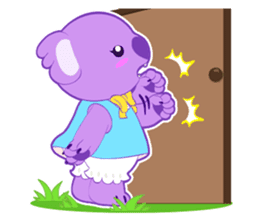 Purple Koala sticker #3599939