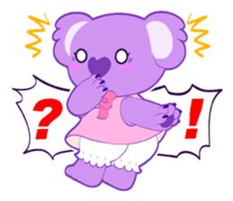 Purple Koala sticker #3599942