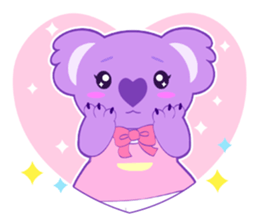 Purple Koala sticker #3599944
