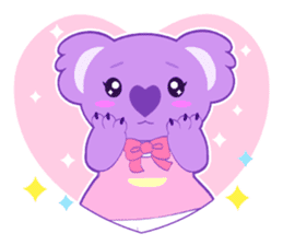 Purple Koala sticker #3599944