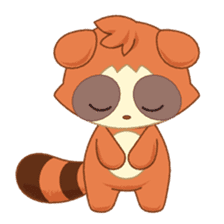 Racoon dog and fox-like daily life sticker #3600072