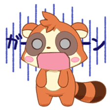 Racoon dog and fox-like daily life sticker #3600079