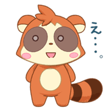 Racoon dog and fox-like daily life sticker #3600080