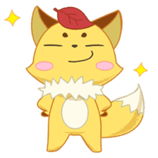 Racoon dog and fox-like daily life sticker #3600083