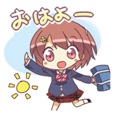 Cute Schoolgirl MISAKI sticker #3600386